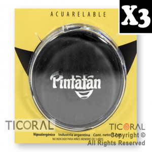 MAQUILLAJE ARTISTICO PINTAFAN NEGRO 9.2GR 6-04 (PACK X 3 UNID)